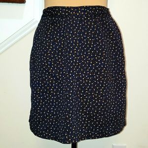 Liz Claiborne navy floral golf skort
